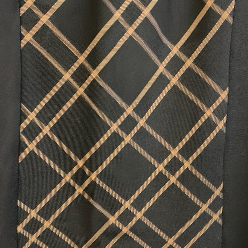 Hobbs London Mari Plaid Panel Shift Dress Black Camel‎ Size 10 Career Tailored - Picture 7 of 13